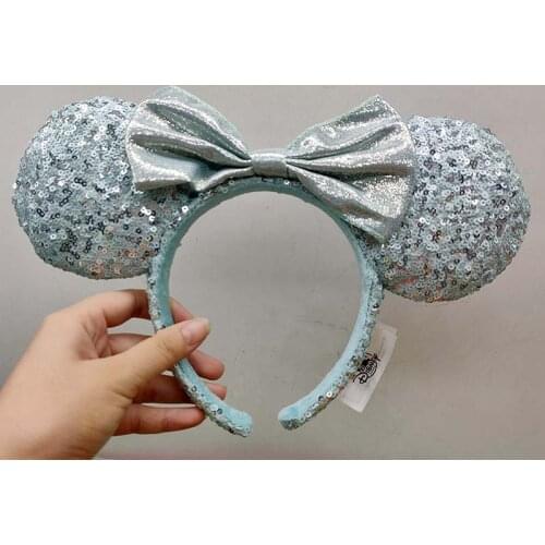2020 Disney Parks Frozen Arendelle Aqua Minnie Ears Gift Girl Blue Headband