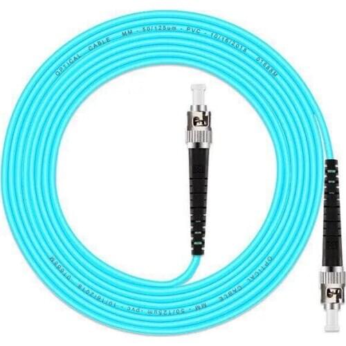 5PCS/lot ST/UPC -ST/UPC OM3 Fiber Optic Patch Cord 10G 50/125 Fiber Cable Multimode Simplex Optical Jumper1M 2M 3M
