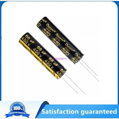 6pcs/lot 68UF 450v 68UF aluminum electrolytic capacitor size 13*50 S101 20