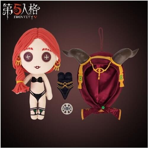 Anime Identity V Priestess Fiona Gilman Kawaii Short Plush Doll Pillow Cute Change Clothing Toys Cushion Cartoon Xmas Gifts 32cm