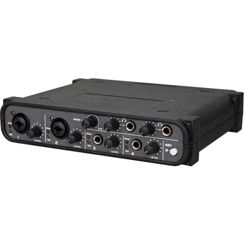 APC UT-44AL professional X4 professional usb sound card audio interface 4 channel with 48V supply for computer studio recording