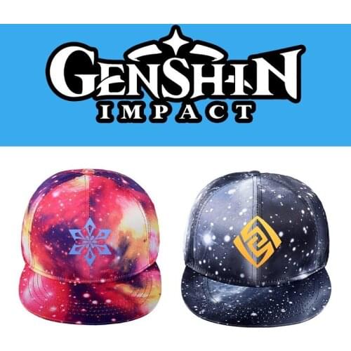 Genshin Impact Woman Baseball Cap Fashion Cartoon Man Sun Travel Hat Casual Ladies Hats Couples Cotton Vintag Summer Anime Caps