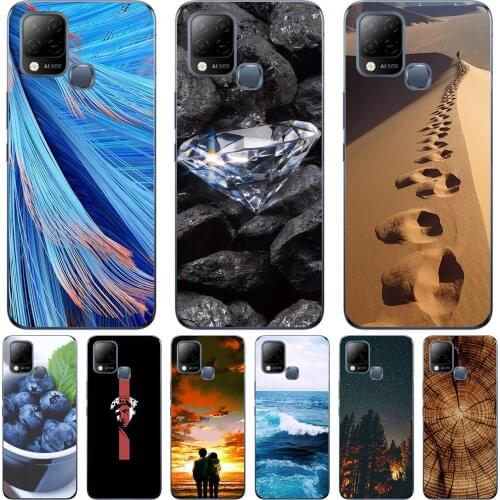 For Infinix Hot 10S 10S NFC 10T 2021 6.82 inch Cases Silicone Soft TPU Back Cover Protective Cute Fundas Luxury Coque Bags