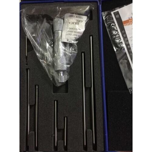 0-150mm/0.01 depth micrometer caplier mikrometer micrometer screw gauge with 6 rods internal micrometer stainless steel