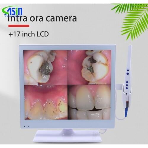 HD Dental Intraoral Camera M-978 (2-in-1)+self-contained 17inch LED Monitor Intra Oral Camera