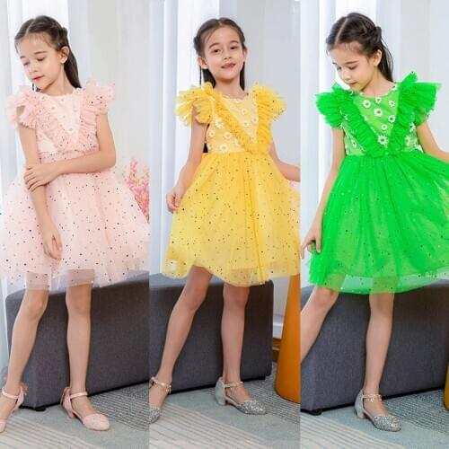 Baby Girl Lace Princess evening dress for Wedding party Kids Dresses for Toddler Girl Children Fashion Clothing