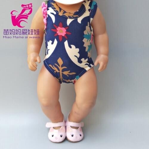 Doll clothes for 17" inch baby doll base shirt wear for 18" 43cm baby doll outfit children girl Christmas gifts