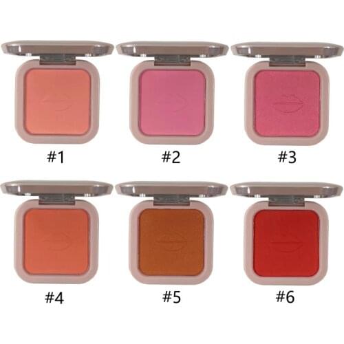30pcs Private Label Blush Palette Makeup Natural Cheek Well Pigmented Peach Blush Powder Wholesale Mineral Blusher Custom Logo