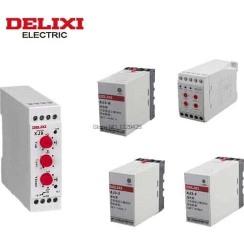 DELIXI XJ3-G XJ3-D XJ3-2 sequence and on-off protection relay XJ3-D AC380V overvoltage and undervoltage protection