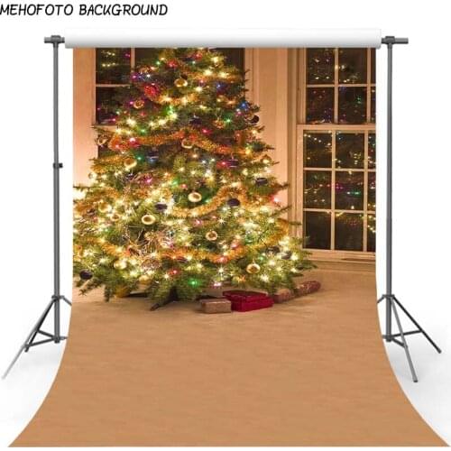 Christmas Background Backdrop Fireplace Tree Winter Snow Window Interior Baby Birthday Photography Background For Photo Studio