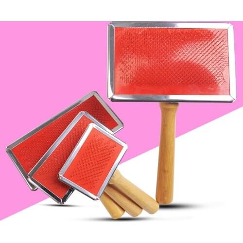 Dogs Hair Remover Brush Pet Cat Grooming Brush Wood Puppy Big Dog Combs Pet Flea Comb Quality Dog Shedding Comb Dog Accessories