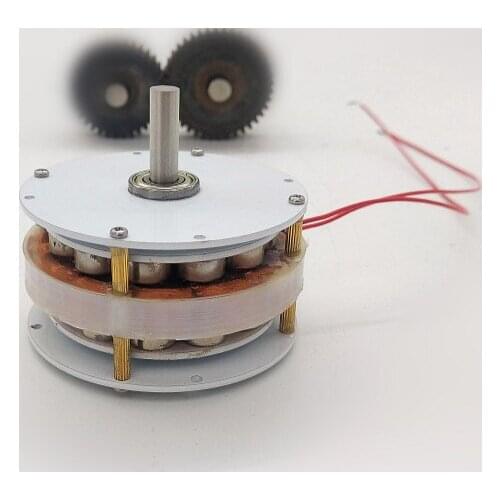 Top Quality 15w Miniature Disc Ironless Core Generator Low Speed High Efficiency Unobstructed Wind Power Hydraulic