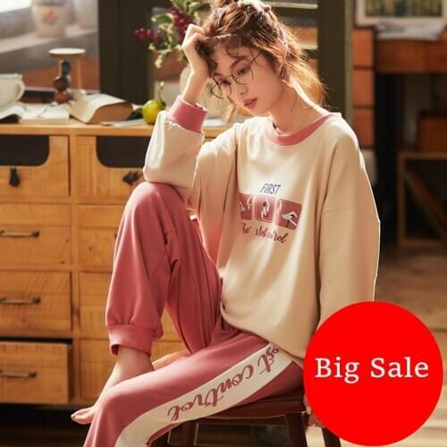 Women Sleep Tops Pijama Pijamas 2 Pcs Sets Sleepwear Pyjama Femme Pijama Mujer Dropshipping Feminino Plus Size Home Wear House