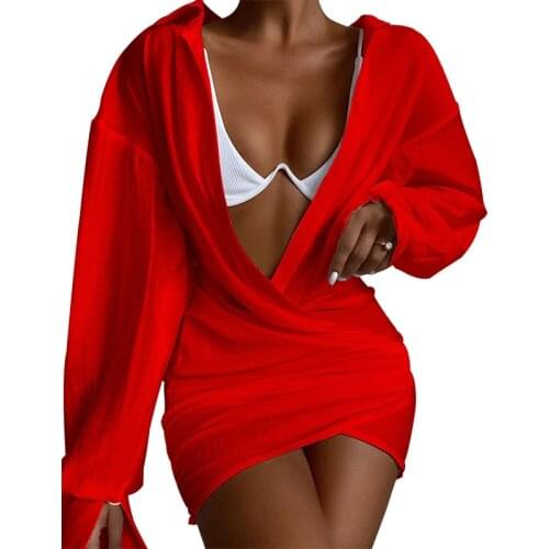 Woman dress sexy mini hip dress v-neck solid linen irregular long sleeved autumn dresses office ladies dress vrouw jurk