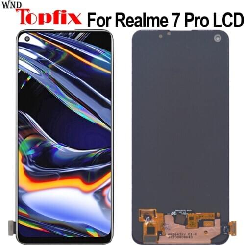 100% Tested For OPPO Realme 7 Pro LCD Display Touch Screen Digitizer Assembly Replacement For 6.4" Realme 7 Pro RMX2170 LCD
