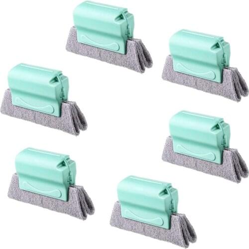 6 Pcs of Window Cleaning Brushes, Decontamination and Crevice Brushes for Doors, Window Slides and Crevices