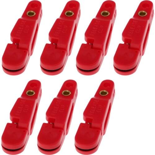 7 Pieces Snap Trolling Release Clips for Planer Board Offshore Downrigger In Rings