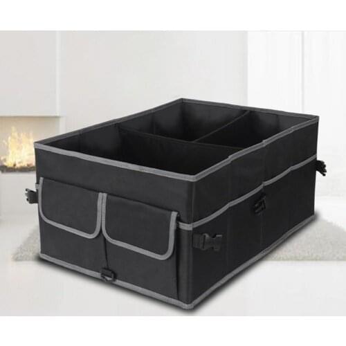 Car Storage Box Useful Non-slip Foldable Oxford Cloth Large Capacity Storage Holder for Car Multifunctional Car Storage Box