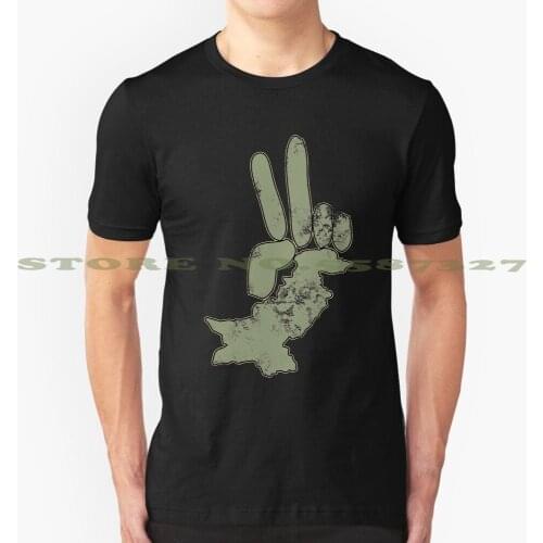 Aman Black White Tshirt For Men Women Pakistan Peace Pakistan Flag Flag Peace Sign Amen Desi Pakistan Online Pakistani Webshop