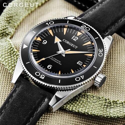 Corgeut Watch Men Automatic Luxury Brand Military Miyota 8215 Mechanical Sport Design Male Clock Mechanical Wrist Watches