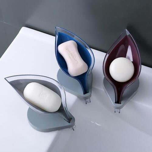 Leafology Decorative Drainage Soap Holder Soap Storage Holder Container