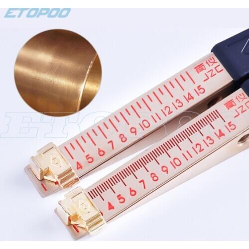 Wedge feeler gap cursor feeler 0-15mm plug ruler Measurement gauge Home Inspection Detection Tool