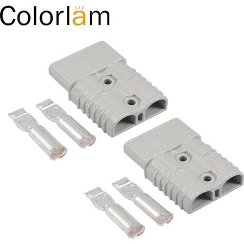 Colorlam 2pcs 175A 600V 1/0 AWG AC/DC Power Tool for Anderson Style Plug Connectors for Power Supply Electric Vehicle Equipment