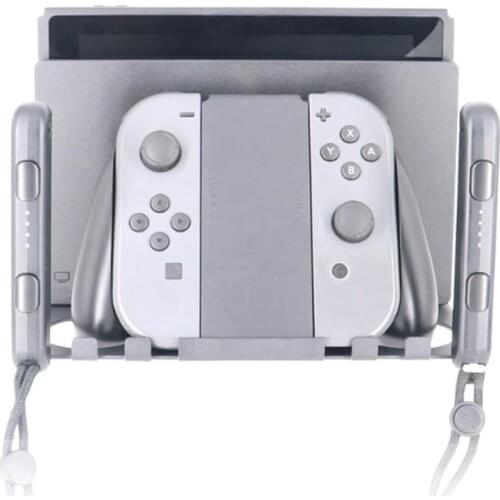 Wall Mount For Nintend Switch Original Stand Mount Joy-Con Hand Rope Pro Controller Bracket Joystick Stand Holder Aluminum Shelf