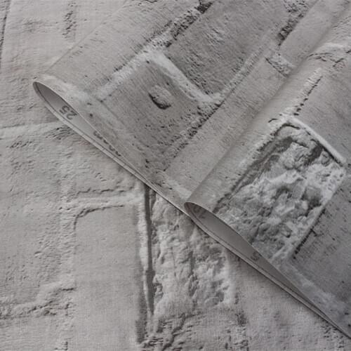 Peel And Stick Faux Brick Pattern Wallpaper Grey Vinyl Self Adhesive Wall Paper Design For Walls Bathroom Bedroom Home Decor