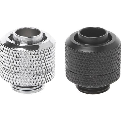 G1/4 3/8"ID X 1/2"OD 9.5x12.7mm Tubing Hand Compression Fittings Water Cooling