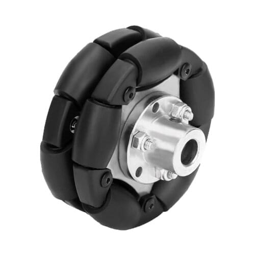 Stepper Motor Version 60mm Metal Omnidirectional Wheel Car Chassis Kit Omnidirectional Mobile Robot