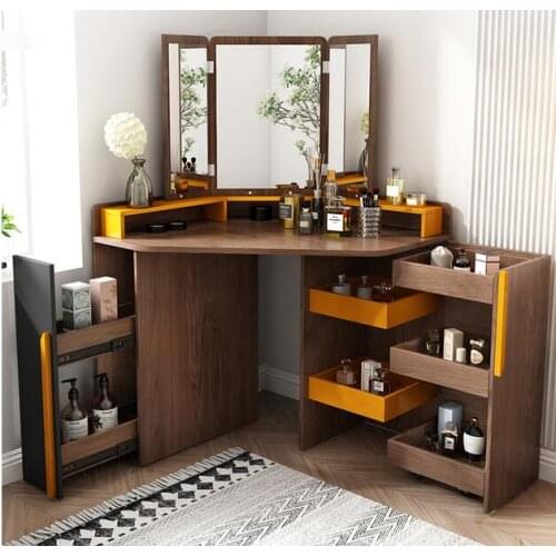 Bedroom of bedroom of northern Europe small family corner dresser is contemporary and contracted corner stores content to make