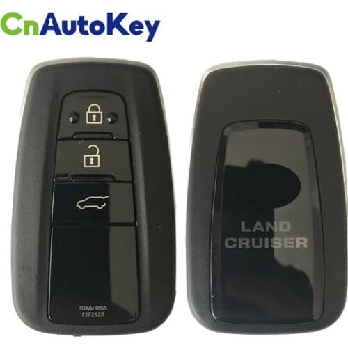 CN007123 Aftermarket Smart Remote Key for Toyota Land Cruiser 3Buttons Transponder 128-Bit AES 433mhz