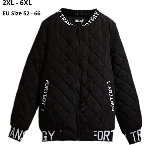 Plus Size 6XL 5XL 4XL 3XL 2XL Long Sleeves Woman Winter Coats And Jackets Femme Black Color Casual Tops Warmer Coats For Mujers