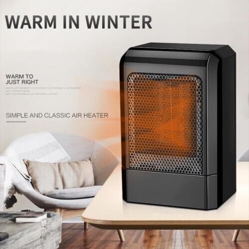 2020 500W MINI Electric Fan Heater Ceramic Heater For Home Office Space Winter Warmer Heating Portable
