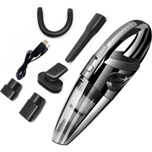 Cordless Car Handheld Vacuum Wireless Rechargeable 120w Power Wet Dry Dual-use Household Cleaner USB