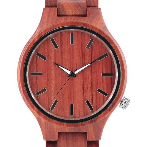 Luxury Full Bamboo Wooden Watches Fashion Analog Display Quartz Mens Watch Top Brand Bracelet Wristwatch Male Reloj de madera