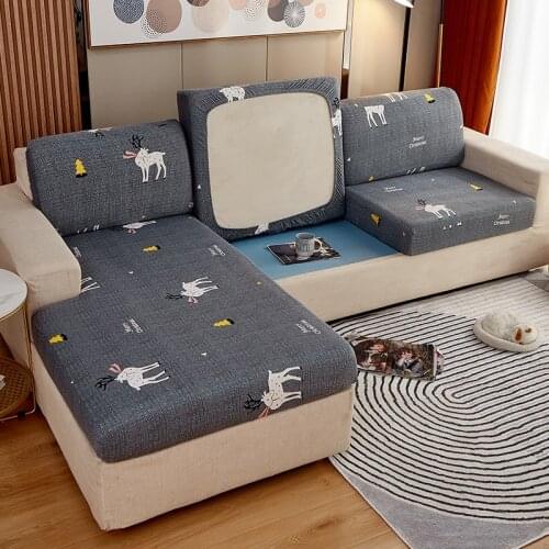 Sofa Seat Cushion Cover Anti-dirty printed Stretch Sofa Covers for Living Room Chair Cover Pets Kids Furniture Protector