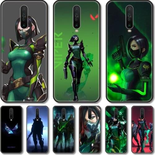 Jett viper game Phone Case For Redmi Note 10 9 9A K40 8 7 A S C T GO PRO 5G Black Cover TPU
