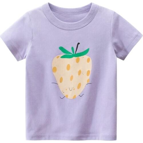 Childrens Clothing Summer Tshirt Kid 2020 Girls Short Sleeve T-shirt Wholesale Childrens Clothing Girls Tops