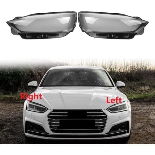 For- A5 2017-2020 Headlight Shell Lamp Shade Transparent Lens Cover Headlight Cover