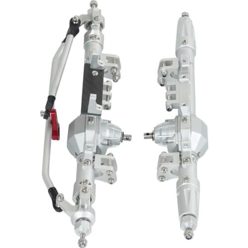 Feichao 1/10 RC Cars Complete Aluminum alloy Front Rear Axle for RC Crawler Axial WRAITH Rock Racer 90018 90045 RR10 90048 90053