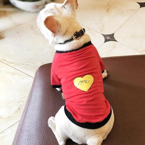 Cotton Pet Dog Summer Clothes for Small Dogs Chihuahua Cool Tshirt French Bulldog Pug Sweater Puppy Costume Ropa Para Perro