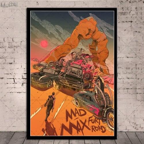 Art Poster Mad Max Classic Movie Series Retro Wall Canvas Painting Pictures Prints for Living Room Home Decor