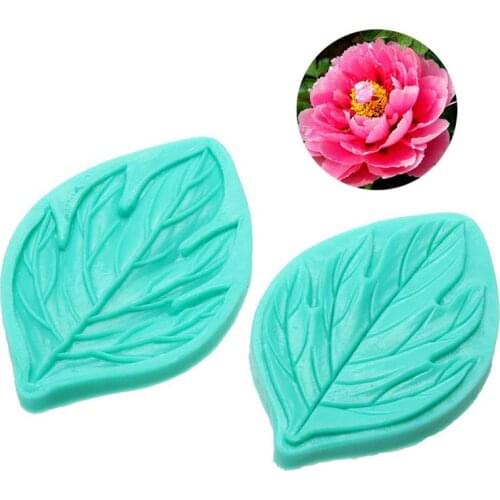 Maple Leaf Veiner Silicone Texture Cake Mold Fondant Cake Tool Veining Mold Sugar Fondant Tool 3D Leaves Cake Mould