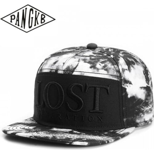 PANGKB Brand 3D-LOST CAP boy girl Hip Hop snapback hat for men women adult outdoor basketball casual sun baseball cap