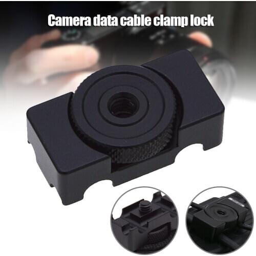 New Cable Winder Aluminum Alloy Cable Fixer Digital Camera Cables Lock Clip Clamp Protector Mount Adapter DOM668