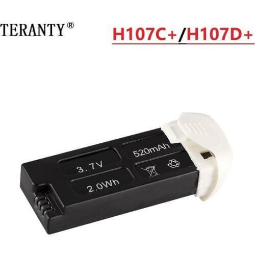 Original for Hubsan X4 Cam Plus H107D+ H107D- H107C+ H107C- 3.7V 520mAh Lipo Battery for Hubsan USB External Battery Charger