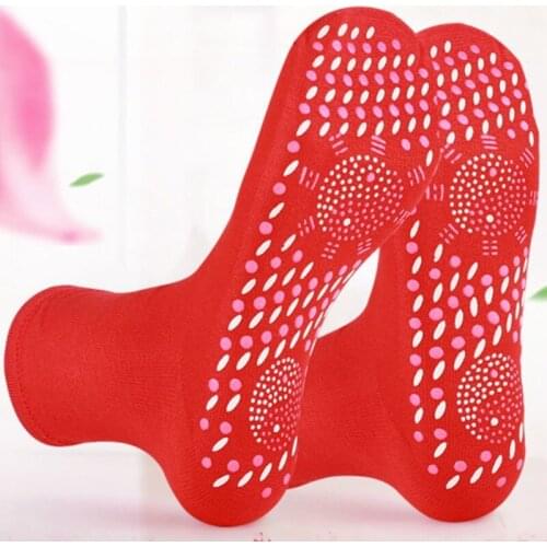 Hot Magnetic Socks Therapy Comfortable Self-Heating Health Care Socks Tourmaline Magnetic Socks Winter Warm Foot Care Socks