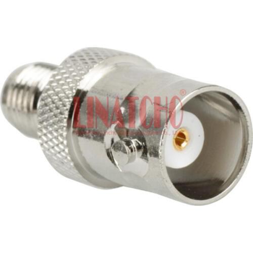 RF brass straight BNC female to SMA female adaptor connector for walkie talkie antenna